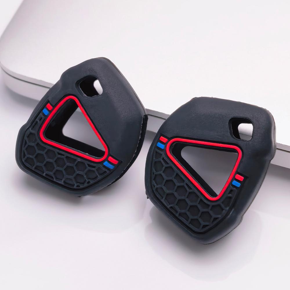 Key Holder Cover for Kawasaki Ninja 250 300 400 650 ZX 6R 10R Anti-Scratch Surface Shockproof Structure Soft Grip Texture Easy Install Design