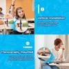 12Pcs Self Adhesive Pen Pencil Holder for Pen Pencil Marker Single Slot Pen Holder for Desk Wall Refrigerator Whiteboard