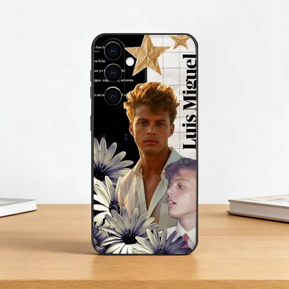 Singer Luis M-Miguel Phone Case For Samsung Galaxy A73,A72,A71,A70,A53,A52,A51,Soft Silicone Black Cover