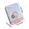 Rectangular Storage Box Printed Candy Box Postcard Small Tin Box Tinplate Storage Box Storage Box Sweet Cute Creative Cartoon