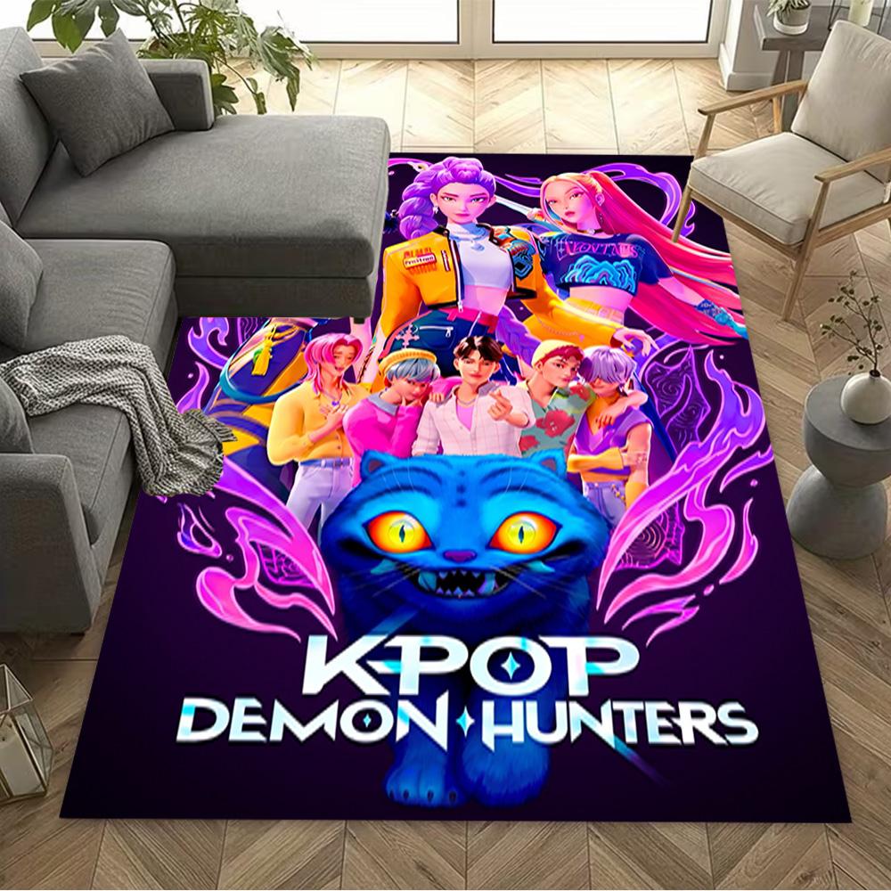Galactic Warriors Action Floor Mat Perfect for Study room Foyer Hallway Decorate room Antislip Carpet Anime Office Decor