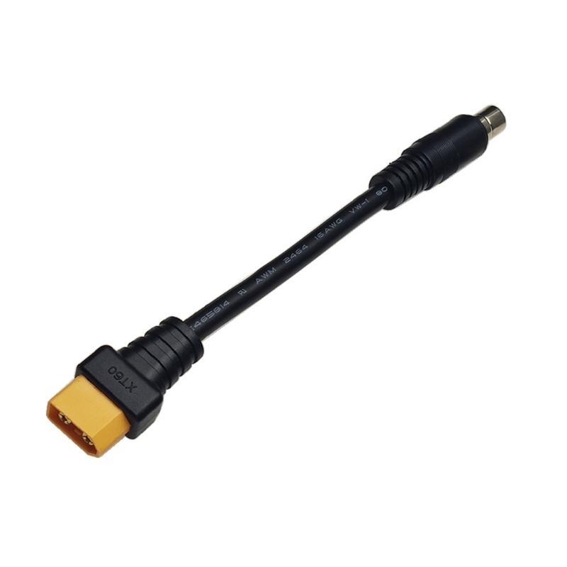 XT60 Male to DC8020 Male Charge Cable 14AWG for Connecting Solar Generators to Electronic Devices 15cm