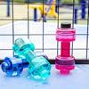 2 PIEZAS Mancuerna casera para fitness al aire libre auto-rellenable-Peso ajustable Mancuerna portátil para entrenamiento