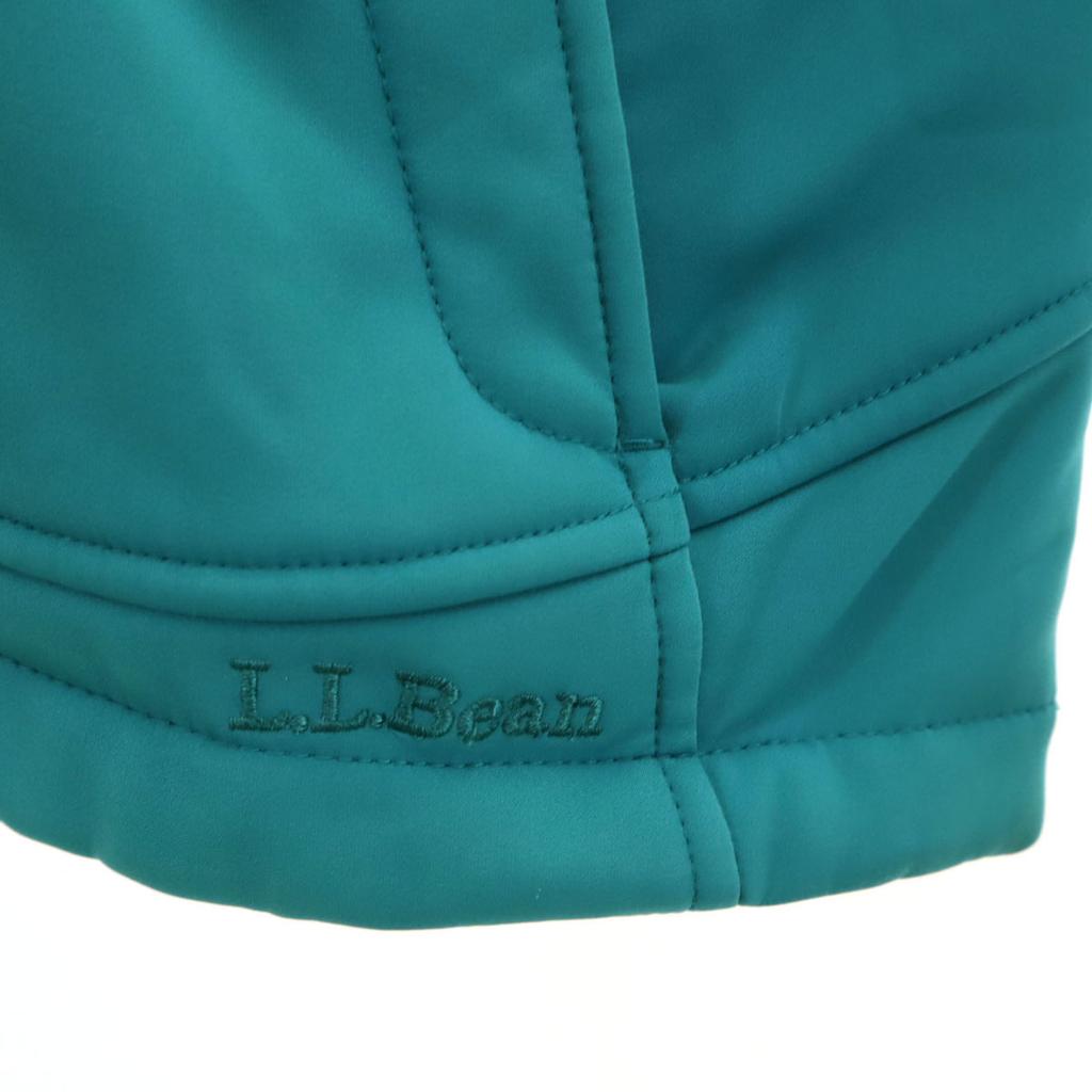 L.L.Bean Soft shell Jacket Green system Fleece-lined Outdoor Women Used