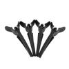 4pcs Root Lifting Clips No Crease Hair Clips for Instant Voluminous Crown Blow Drying Styling Black