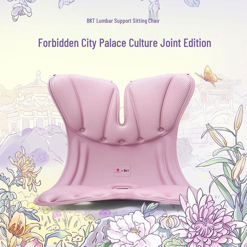 BKT Ergonomic Leather Lumbar Support Seat Cushion