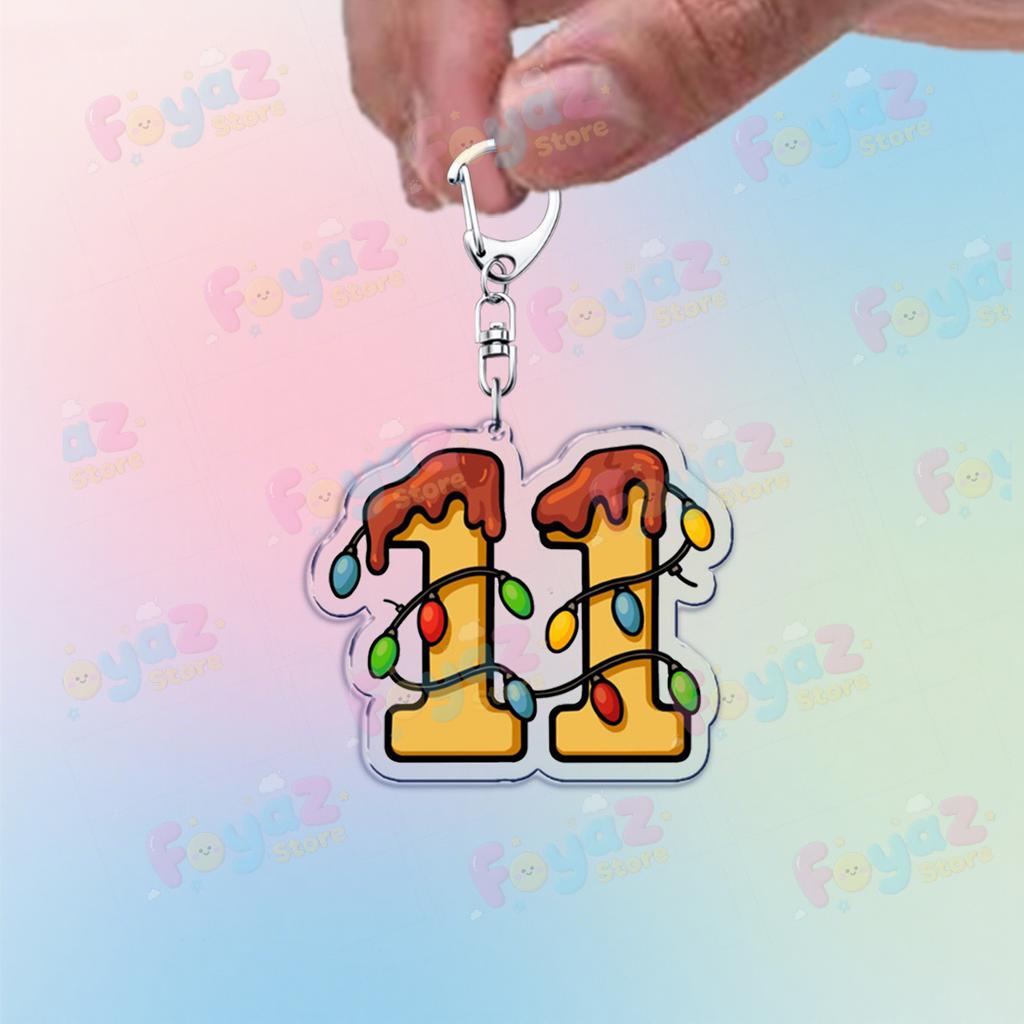 Tv Show Will Byers Keychain for Accessorie Bag Eleven Joyce Byers Art Hellfire Charm Keyrings Jewelry Friends Club Gifts