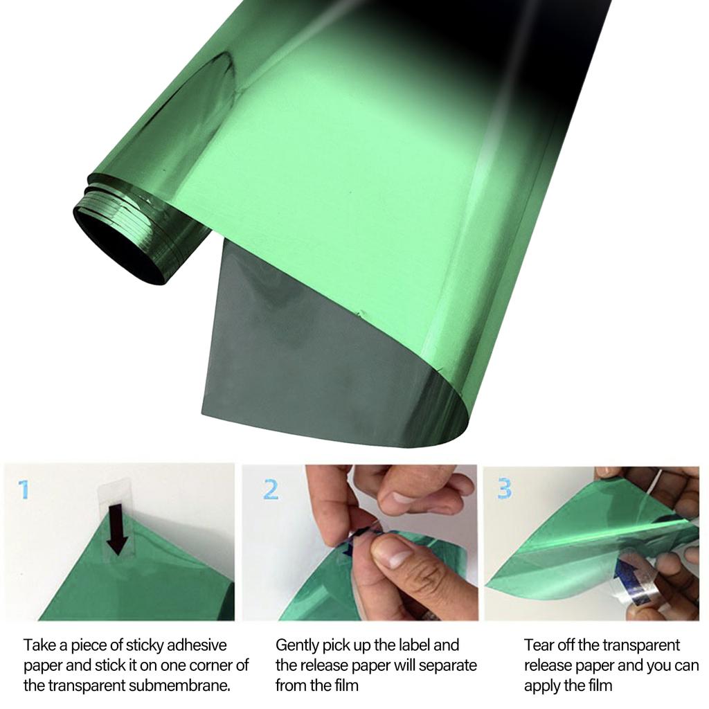 Automobil Dualfarbige Fensterfolie Einfache Installation Auto Farbverlaufs-Sonnenschutzfolie für Sonnenschutz & Sichtschutz