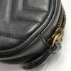 [Gebraucht] Gucci gesteppte Leder GG Marmont Matelassé Gürteltasche 38/95 'Schwarz' - Gut #1TOV7IS