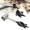 Manuelle Lochbohrer Outdoor Survival Bohrer Holzbohrer Kerne Locheisen Schneckenbohrer Bit Holzbearbeitung Handbohrer Werkzeug Einfach zu bedienen