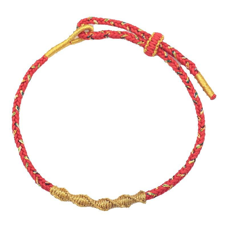 2025 Year of the Snake Red Rope Bracelet: Twelve Zodiac Eight Guardian Gods Hand-Woven for Men & Women
