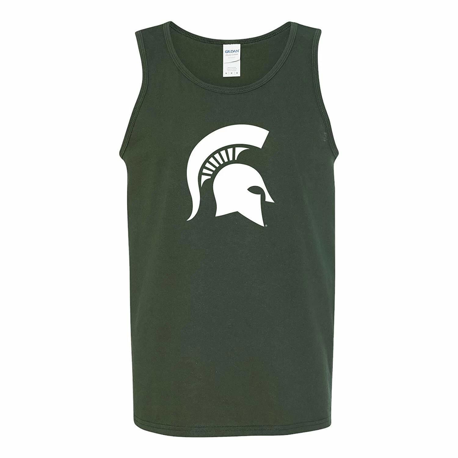 Michigan State Spartans Primary Logo Tank Top - Forest 3XL