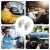 Car Permit Holder Clip - 2 Suction Cup Clips, Windshield Parking Ticket Holder with