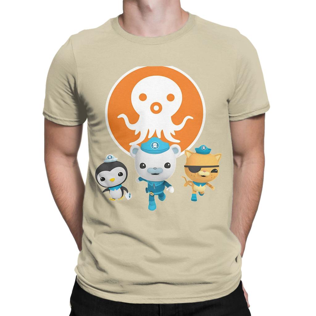 Alert Captain Barnacles Kwazi Kitten and Peso Penguin Funny Graphic 100 Cotton TShirt oOctonauts Tops Tees For Unisex