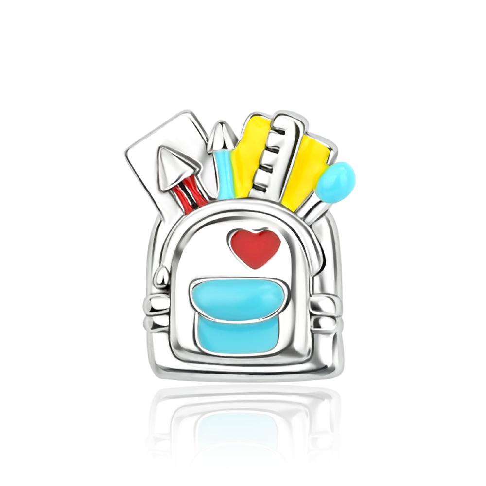 Copper Travel Suitcase Airplane Camera Pendant Fit Original Bracelet Charm Bead Necklace Diy Female Jewelry