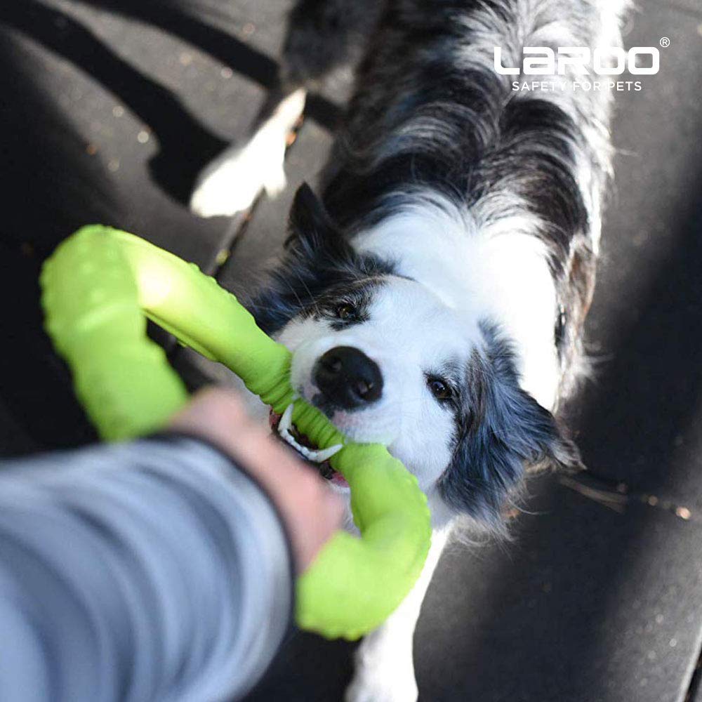 LaRoo Dog Dental Hračky pro velké psy Kulatý frisbee Odbourávání stresu pro psy Inteligence domácích mazlíčků Plovoucí tréninková hračka, Odolná, Trénink, Hračka. (30CM zelená)