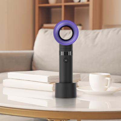 Yousheng Ventilador de Mesa Portátil Sem Hélices 3 Velocidades Ajustáveis Recarregável USB Ventilador de Refrigeração de Verão Portátil Viagem Exterior Mini Ventilador Pessoal