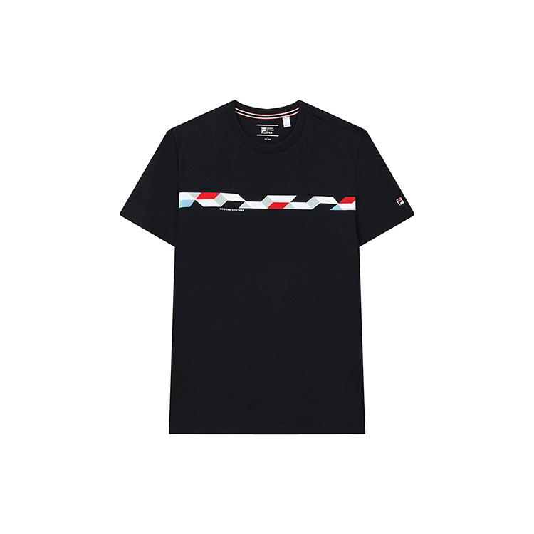 New FILA T Shirts Men's Legend Blue F11M221110FNV