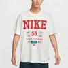Nike Cotton Graphic Print Crew Neck T-Shirt White HV1312-133