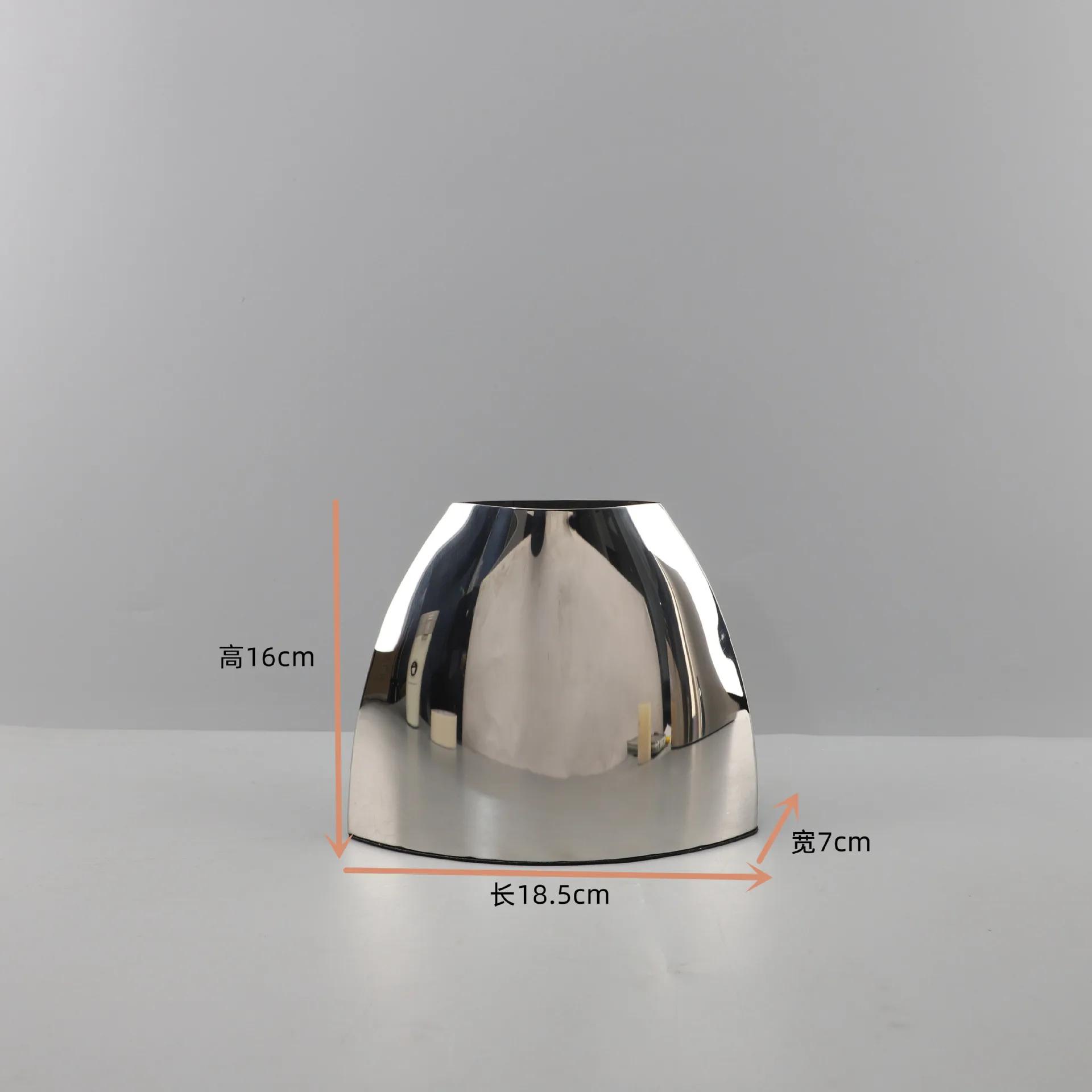 

Luxury Mirror Stainless Steel Curved Vase, Flower Pot, Dining Table Decoration Ornament, Living Room Flower Arrangement