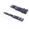 125pcs Electrolytic Capacitor Assortment Kit Set 1uF.2200uF 25 Values, Miniature, Popular,  , Packed In Plastic Bags, Suitable for