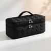 Cosmetic Travel Organizer Multi-Compartment Polyester Bag