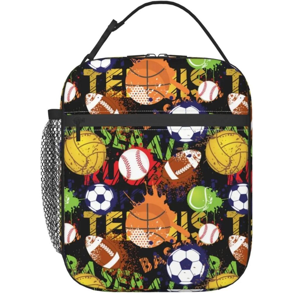 

Сумка для ланча с грибами Портативная термоизолированная коробка для ланча для женщин и мужчин Многоразовая герметичная сумка-холодильник Термо-ланчбокс для работы, пикника, путешествий