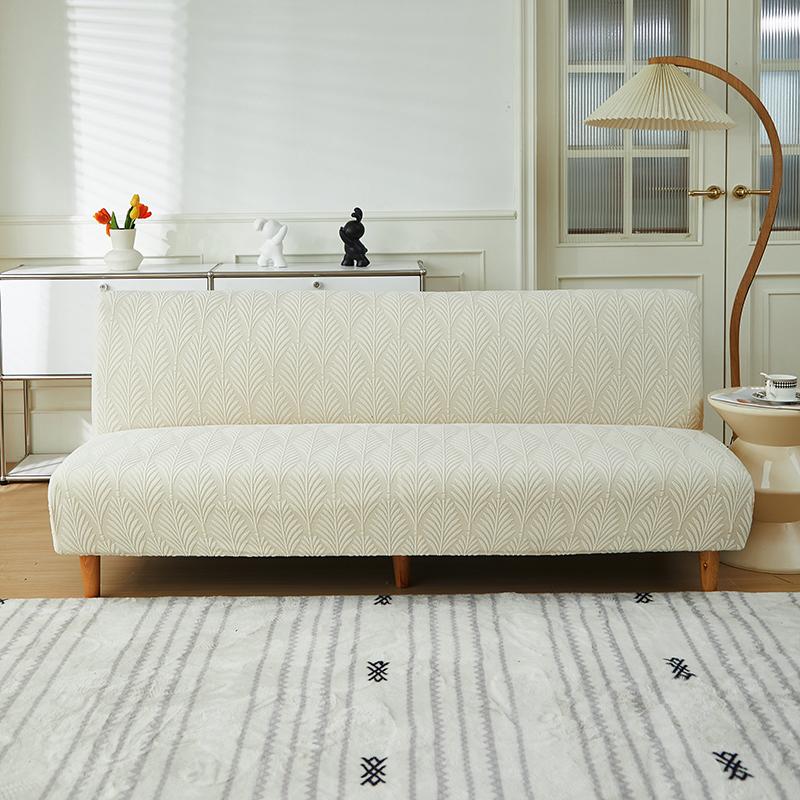 1 Pc New Jacquard Sofa Bed Cover Stretch Futon Cover For Living Room Dustproof Washable Slipcover Of Sofa Bed