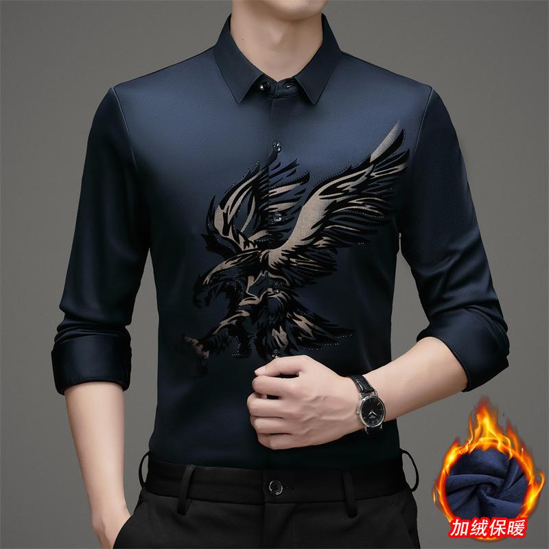 Winter Long Sleeve Shirt Casual Top M