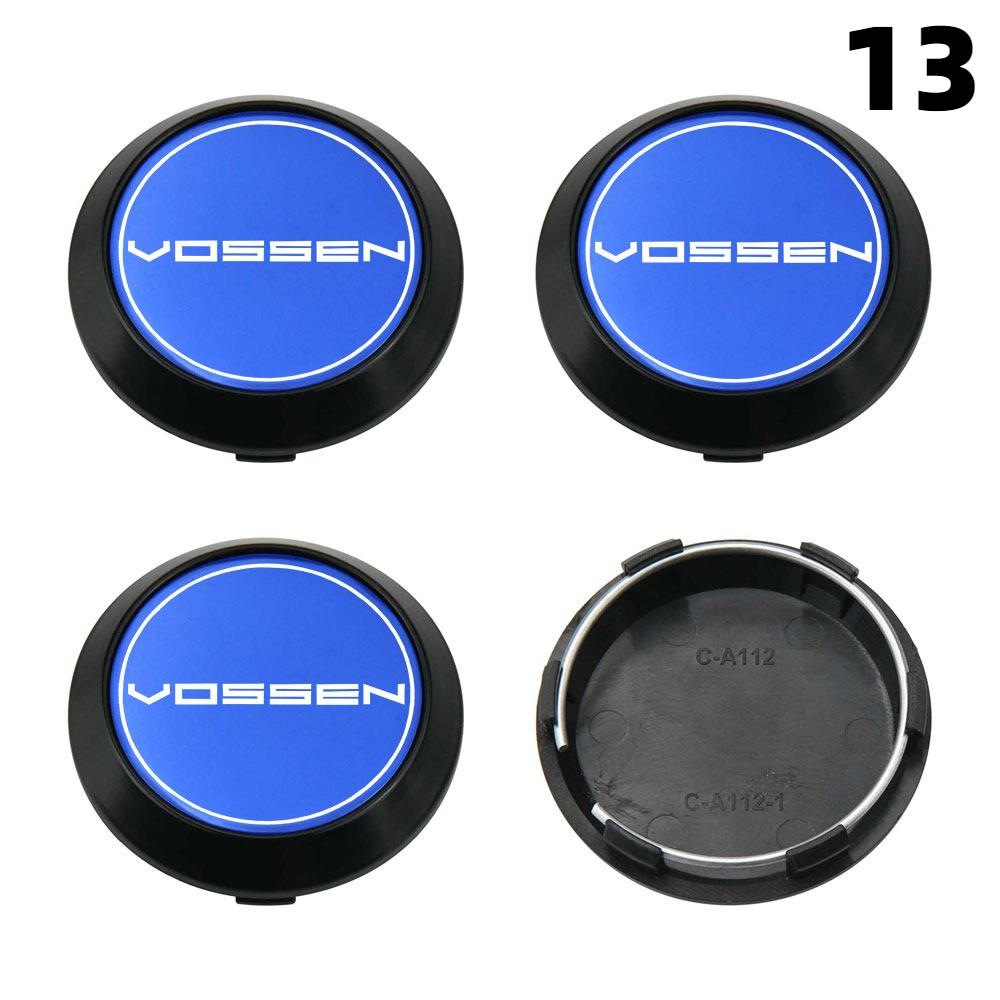 4PCS New 64MM OD / 60MM ID Rim Caps VOSSEN Emblem Wheel Center Cap Wheel Cover Hub caps Sport Car Logo Tire Accessories