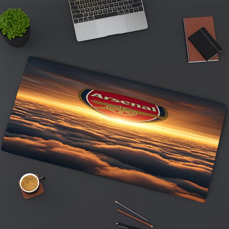 Football Team Print Mouse Pad, for Keyboard Pad Laptop PC Mat for Office Home Use, Desk Decor, Perfect Birthday Gift for Gamers