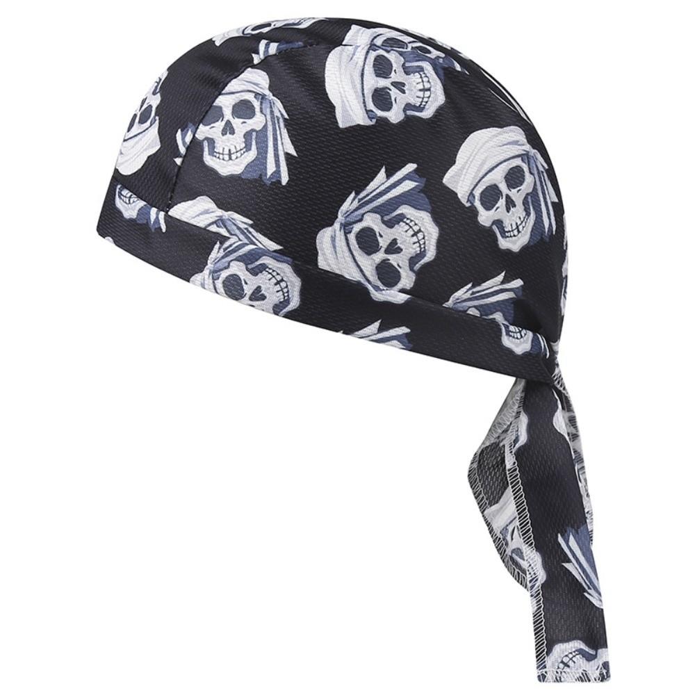 

Paisley Print Bandana Headscarf Quick Dry Pirate Hat New Hijab Caps Running 1