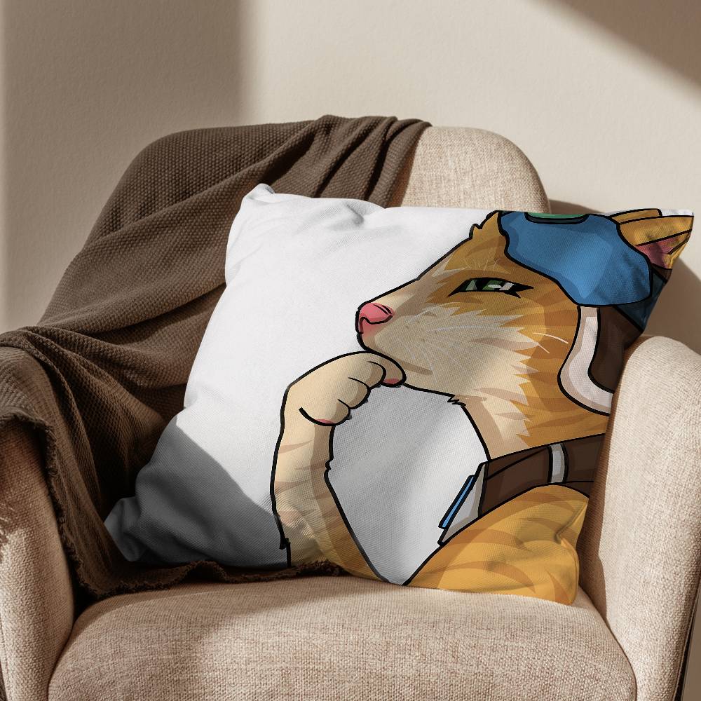 Game Jetpack Cat Overwatch Sierra Sombra Cushion Cover Suitable For Sofa Car Bedroom Office Cushions Decorative Pillow Case