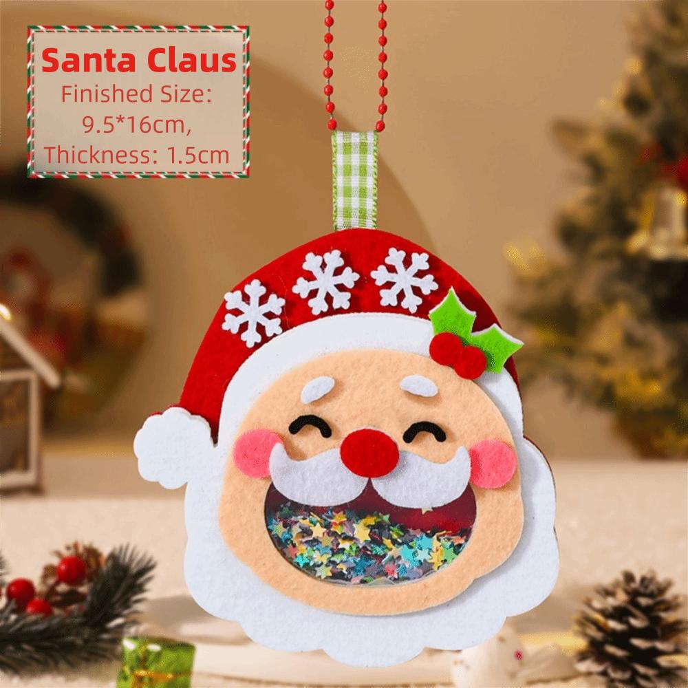 Handmade Craft Handmade DIY Pendant Cartoon Christmas Tree DIY  Kindergarten Activity
