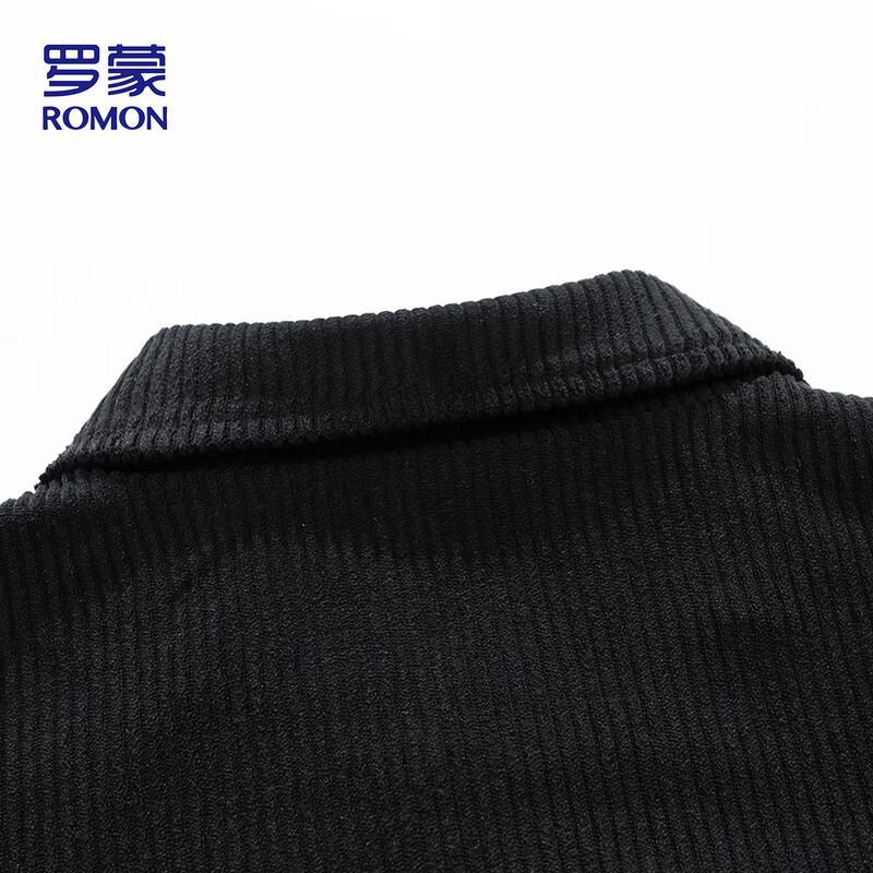 ROMON Men's Corduroy Collared Jacket