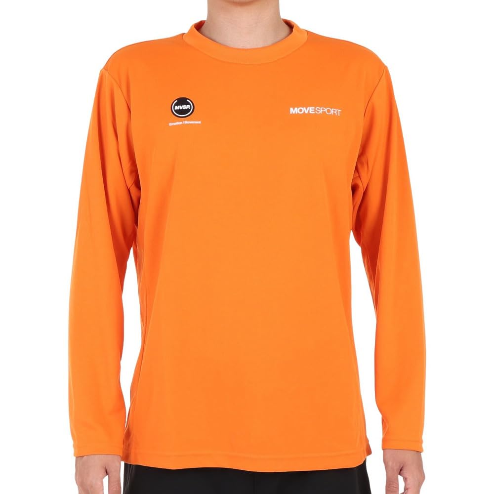 Move Sports Descente Dry Mesh Long Sleeve for Training and Size M Shirt, Moisture-Wicking, Quick-Drying, Running, (DMMWJB50)