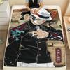 1PC Demon Slayer Patterned Flannel Blanket Suitable For All Seasons For Home Decor Warmth And Comfort Gifts Holiday Present