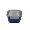 1100ml 1500ml Lunch Box Plastic Square Salad Box Food Storage Container   Office Worker