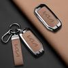 Alloy Leather Car Key Case Cover For Kia Ray 2023 Sportage 2022 K7 2020 Cadenza 2020 Sorento 4 Soul Telluride K3 Cerato 2020 gbnkr30