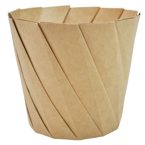 Artnap Disposable Origami Cups, Brown, 12.5 x 8.5 x 10cm, AMOK003, Pack of 20