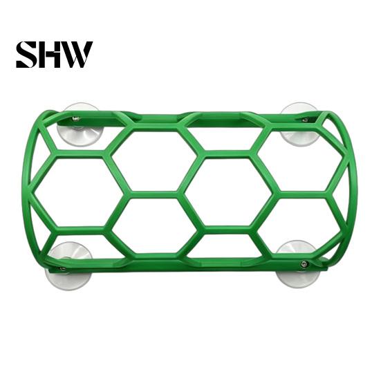 Pet Snake Stress Relief Reptile Honeycomb Climbing Shelf, Suction Cup Tunnel Hide, Rest Platform Perch for Ball Python, Lizard, Bearded Dragon, Gecko
