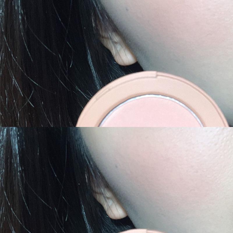 HERORANGE Creamy Powder Blush - Soft Matte Peach Orange for Natural Look