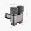 All-copper 1 In Two Out Washing Machine Faucet Double-open Automatic Water Stop Valve Snap-on Faucet Connector Universal
