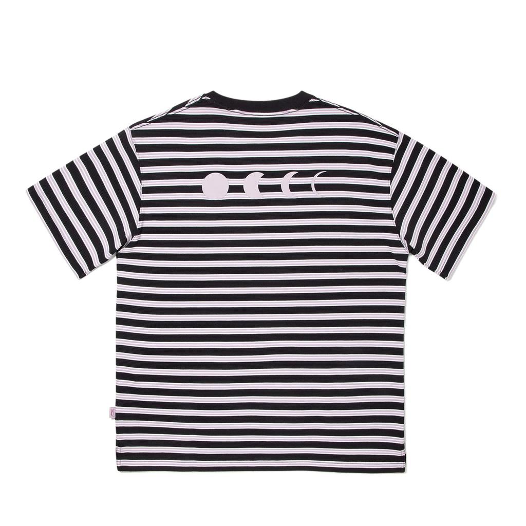 Li Ning Striped Soft Simple Versatile Short Sleeve T-Shirt Unisex Tops AHSV441-3