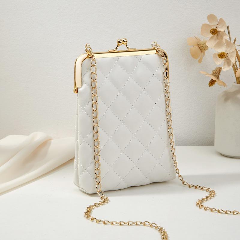Autumn new women's fashion mobile phone bag casual diamond shoulder bag crossbody wallet one piece