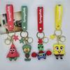 Cross Border Creative Cartoon SpongeBob SquarePants Octopus Doll Keychain Bag Car Keychain Accessories Wholesale Anime Cartoon