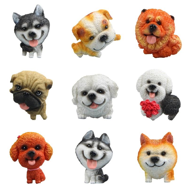Cute And Cool Corgi Bulldog And Lion Dog Model Figures For Phone Cases And Decorations