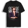 George Michael Unterschrift Design Geschenk für Fans Schwarzes T-Shirt S-345XL - Unisex T-Shirt