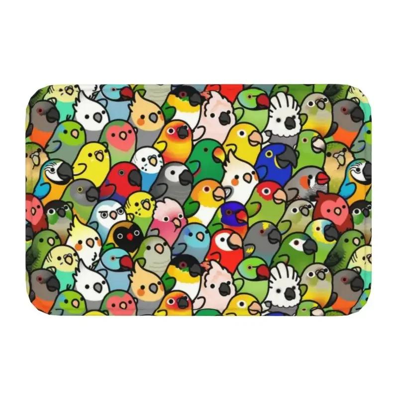 Cute Cartoon Chick Floor Mat - Fun and Colorful Design for Home Entrances, Perfect for Kids' Rooms and Farmhouse Décor