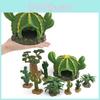 Cactus Plastic Bread Tree Models Micro Plants For Home Decor And Display Window